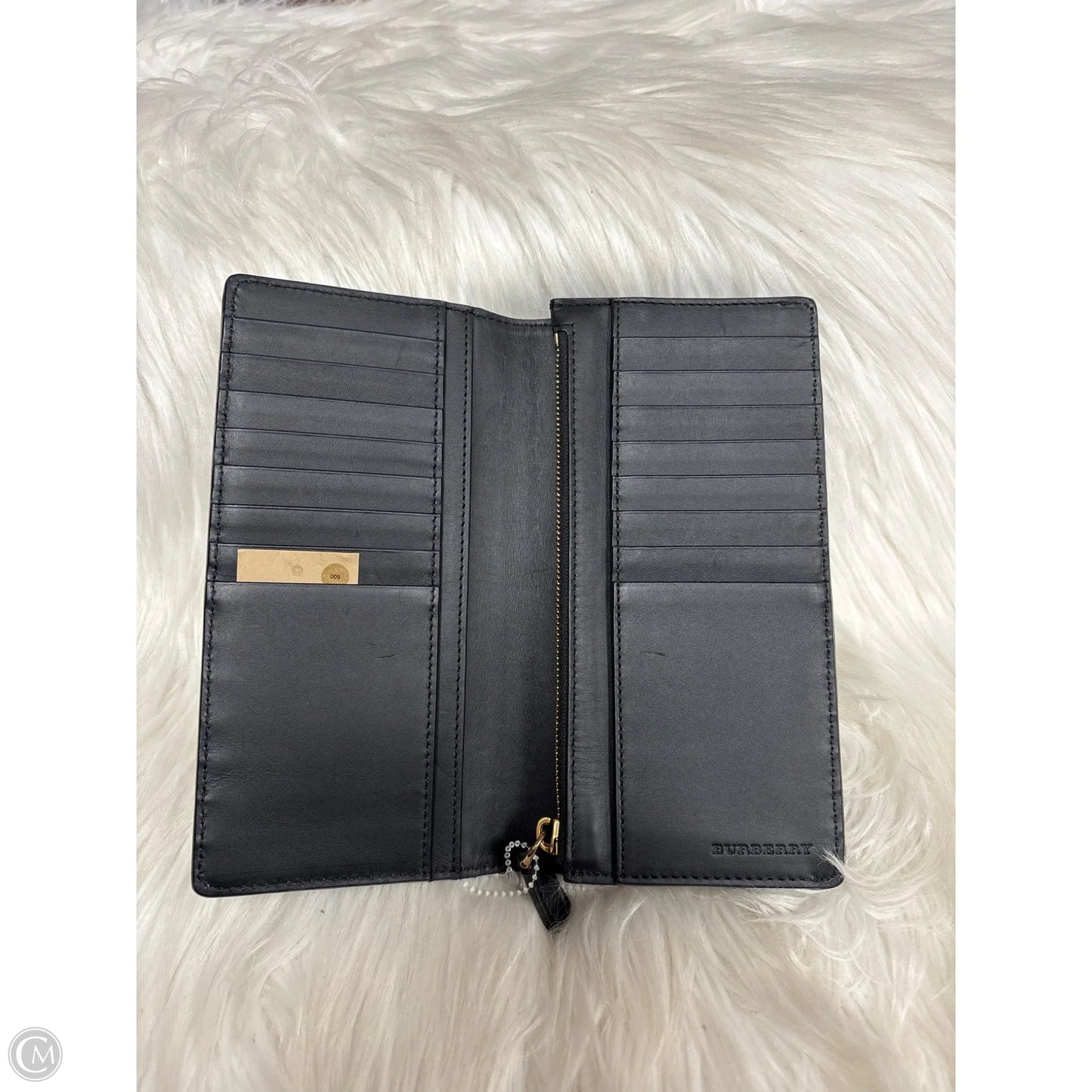 Wallet Luxury Designer By Burberry, Size: Medium