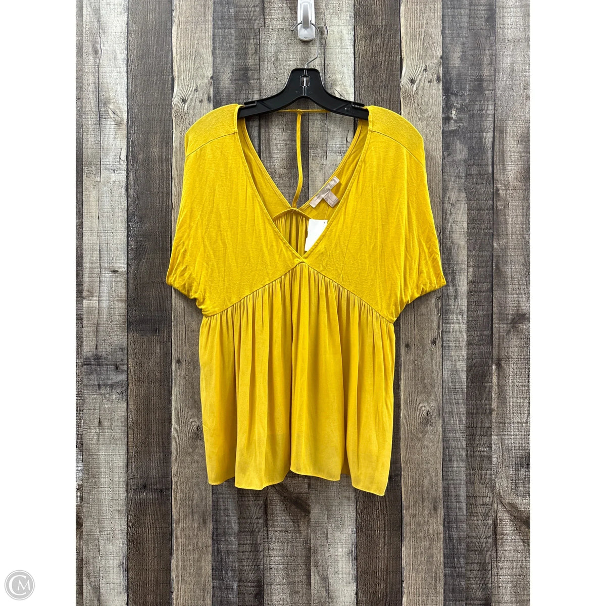 Top Sleeveless By Forever In Gold, Size: S