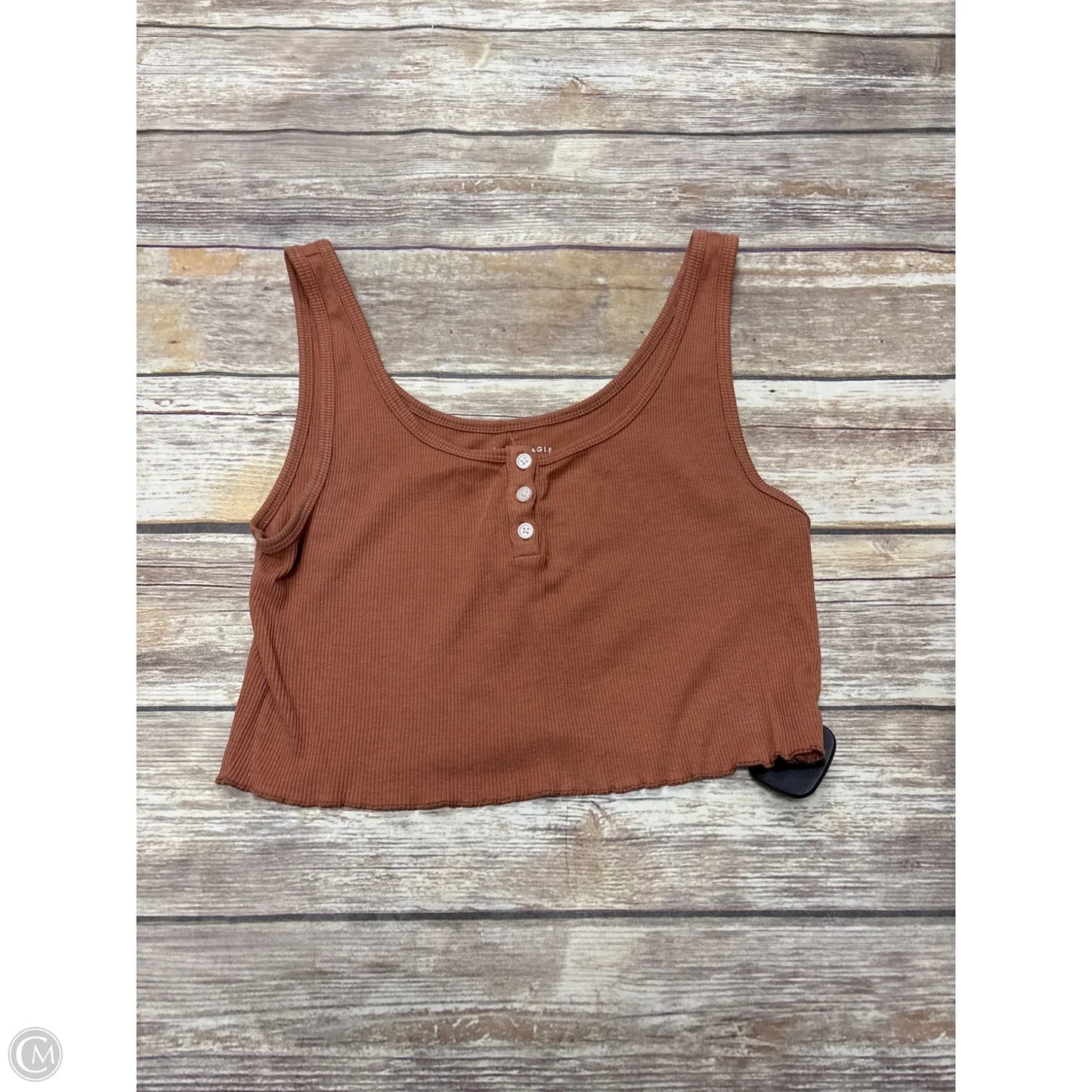 Tank Top By American Eagle In Tan, Size: M