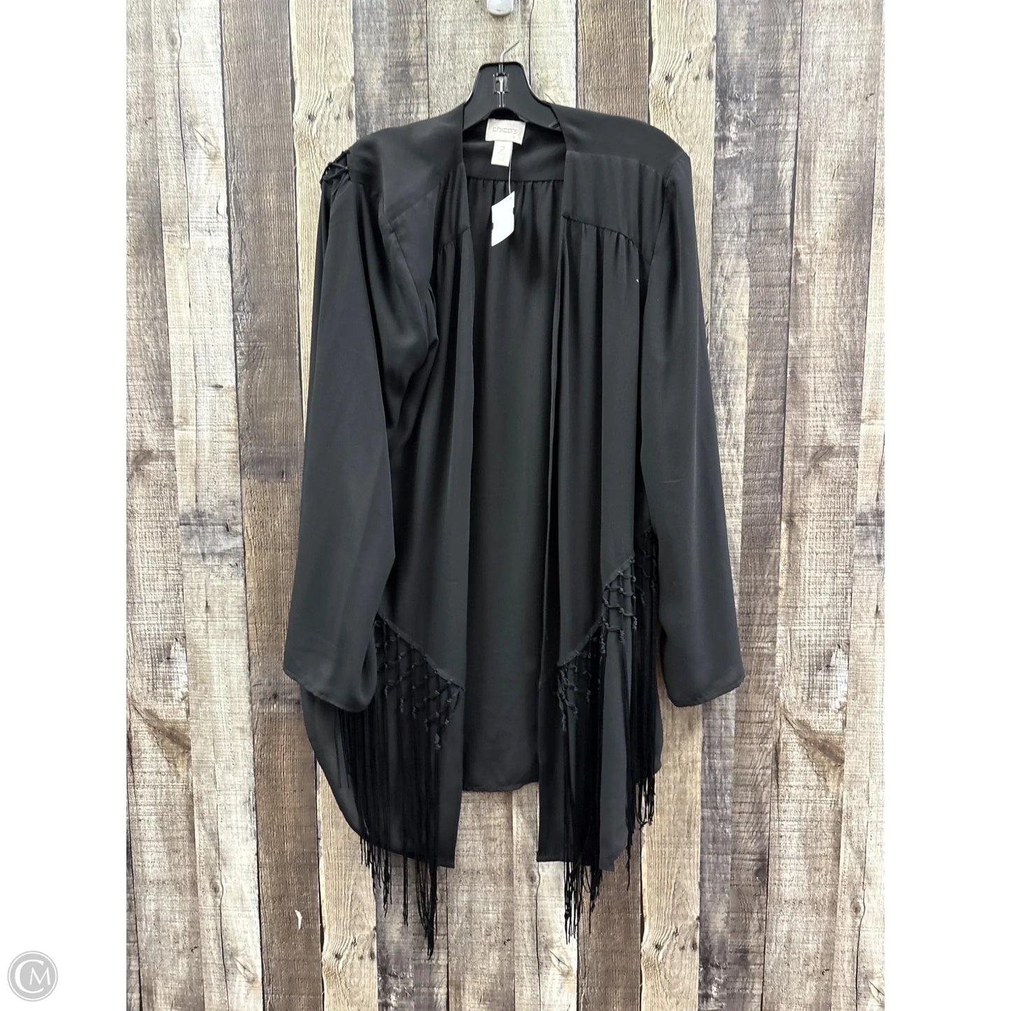 Cardigan By Chicos In Black, Size: L