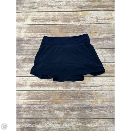 Athletic Skort By Lululemon In Navy, Size: 8