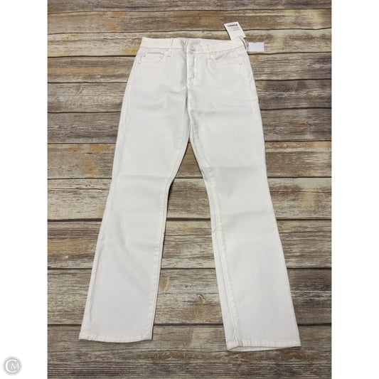 Jeans Designer By Mother In White Denim, Size: 0