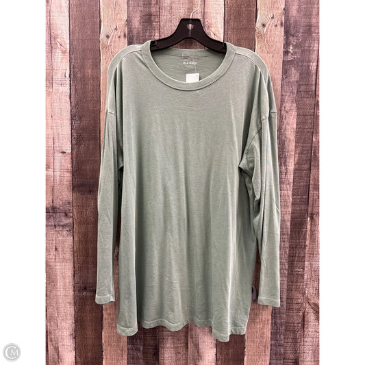 Top Long Sleeve By Old Navy In Green, Size: L