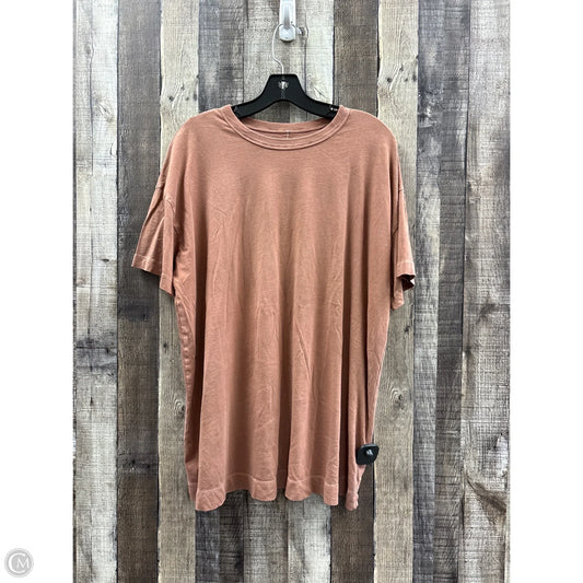 Top Short Sleeve By Old Navy In Brown, Size: L