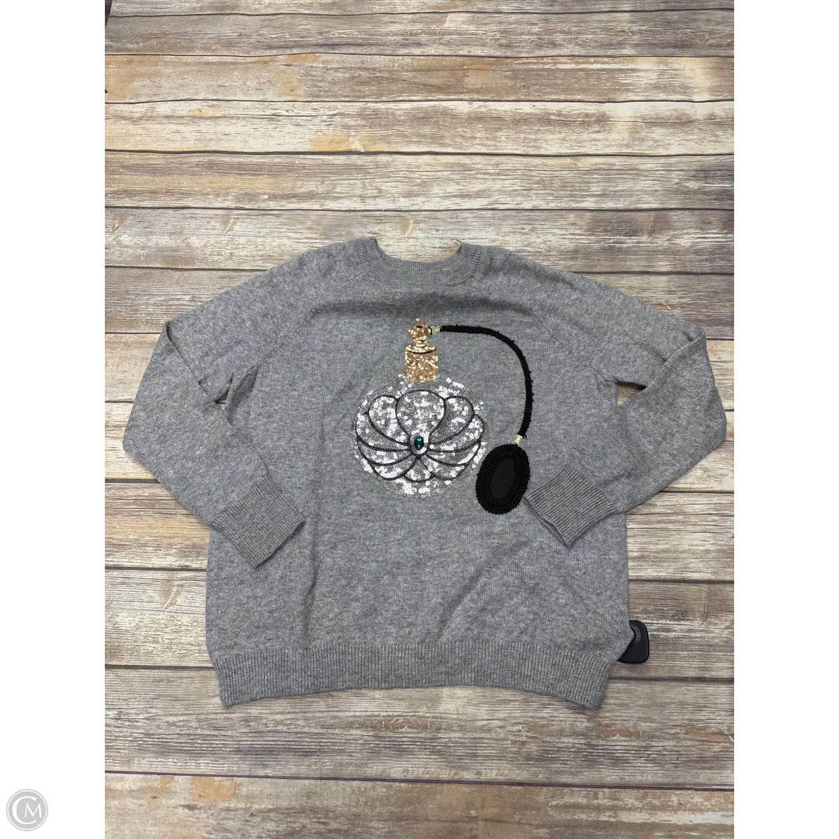 Sweater By H&m In Grey, Size: L