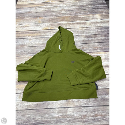 Athletic Sweatshirt Hoodie By Fabletics In Green, Size: S