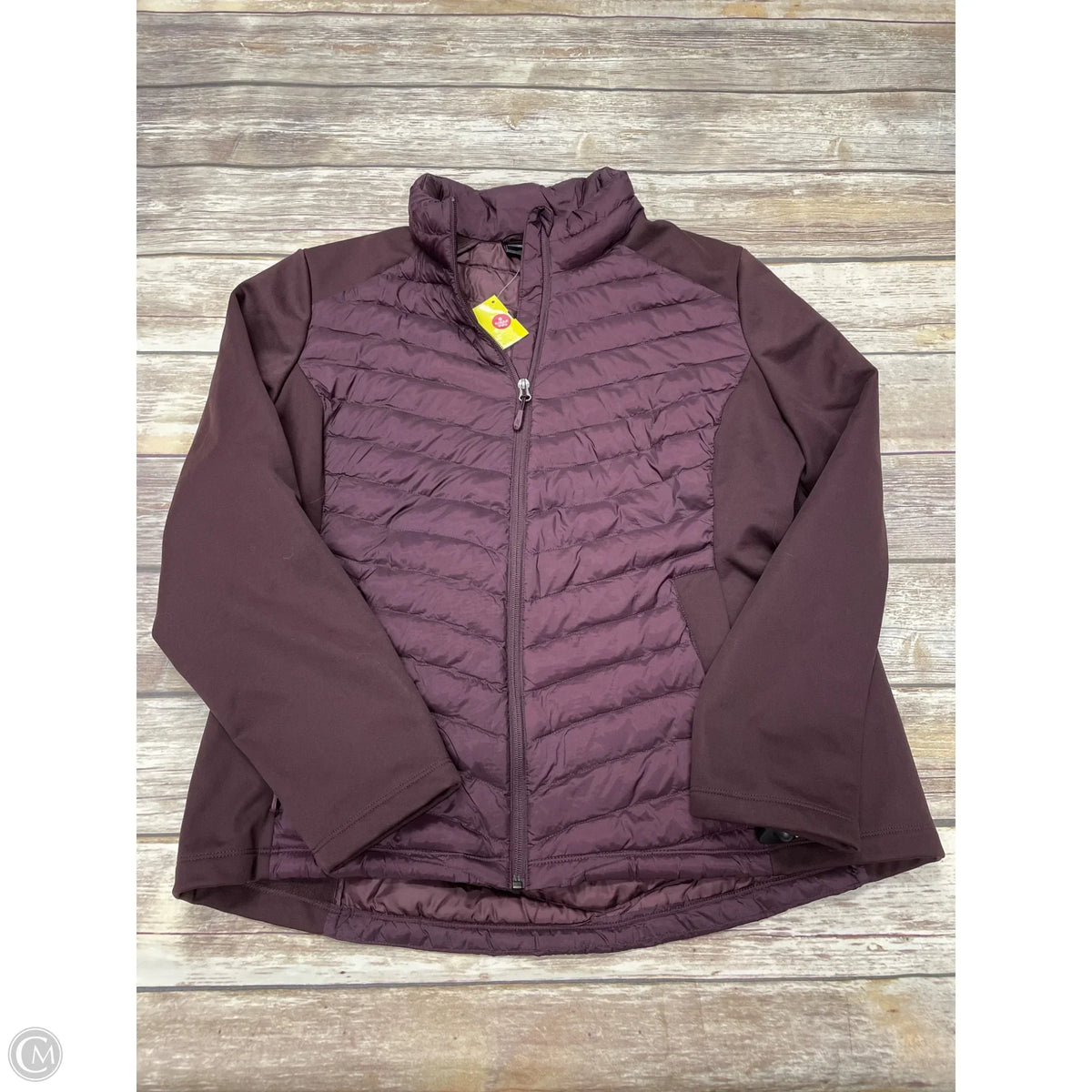 Athletic Jacket By 32 Degrees In Maroon, Size: Xl