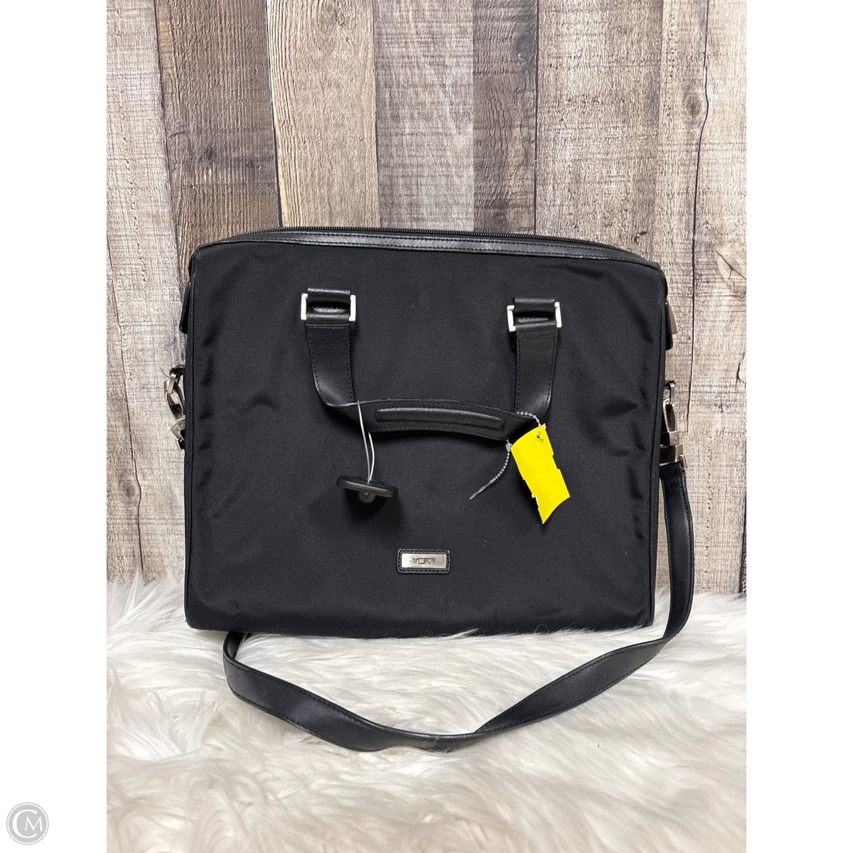 Laptop Bag Designer By Tumi, Size: Medium