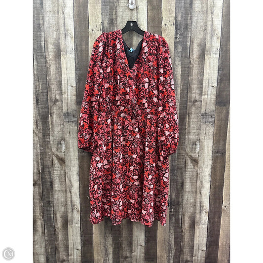 Dress Casual Midi By Draper James In Multi-colored, Size: Xl