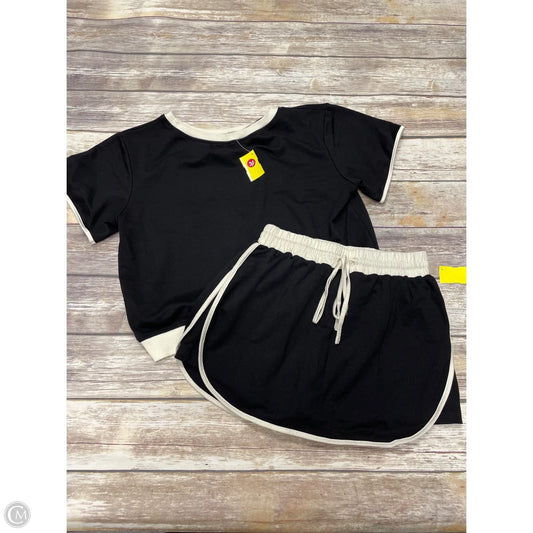 Shorts Set By Cmf In Black & Cream, Size: M