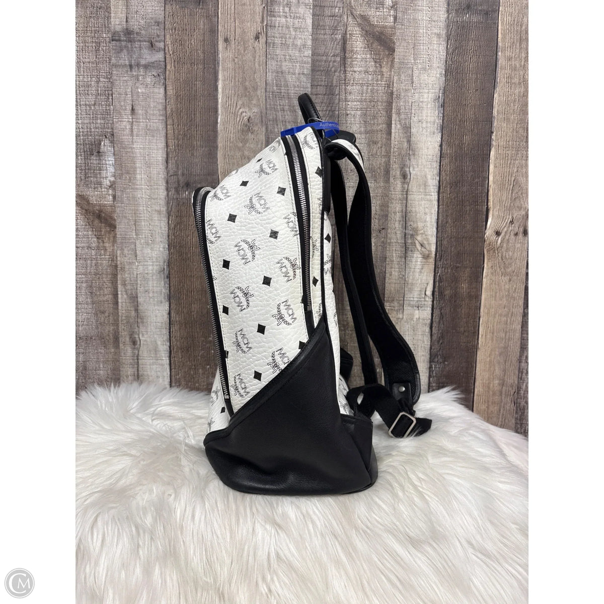 Backpack Luxury Designer By Mcm, Size: Large