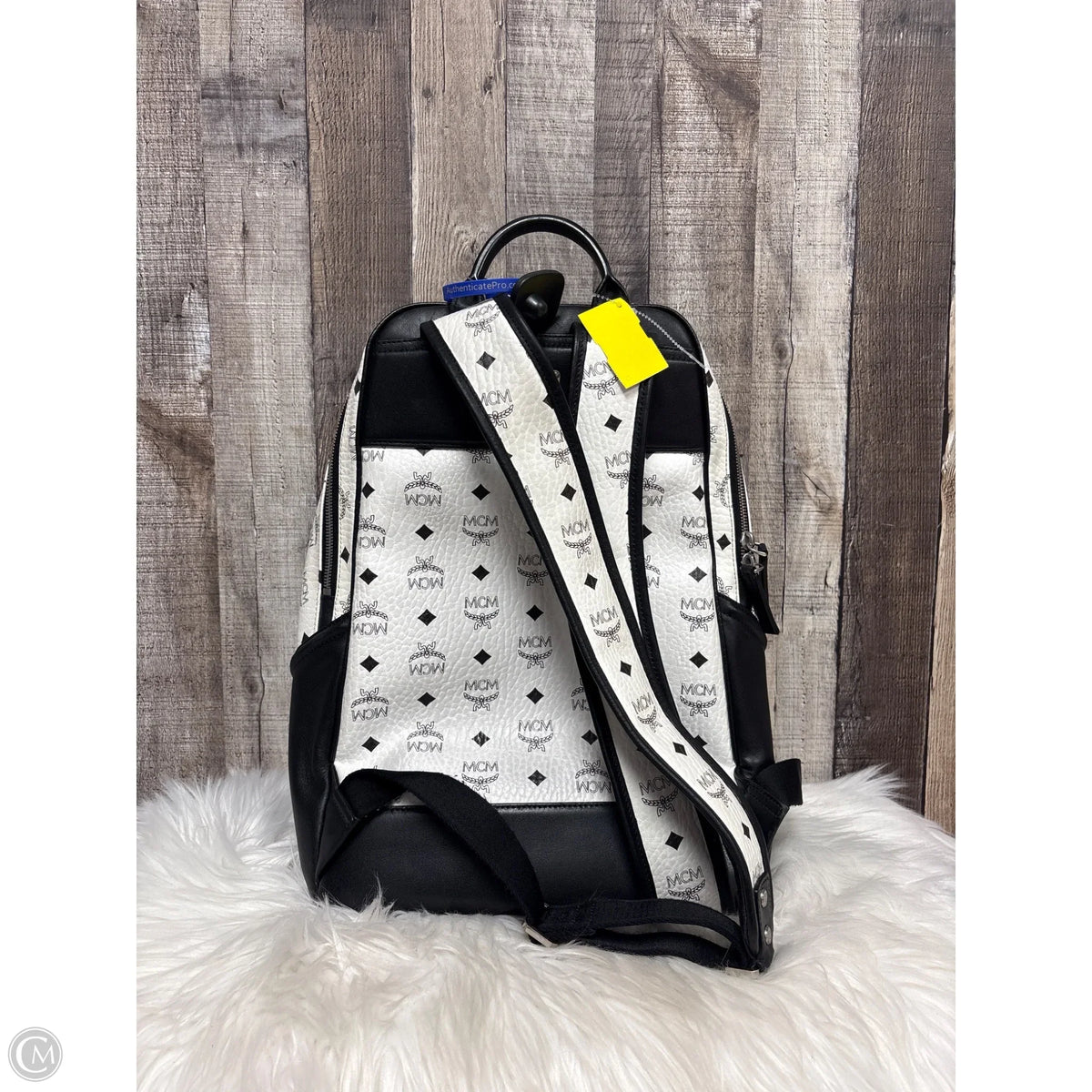 Backpack Luxury Designer By Mcm, Size: Large
