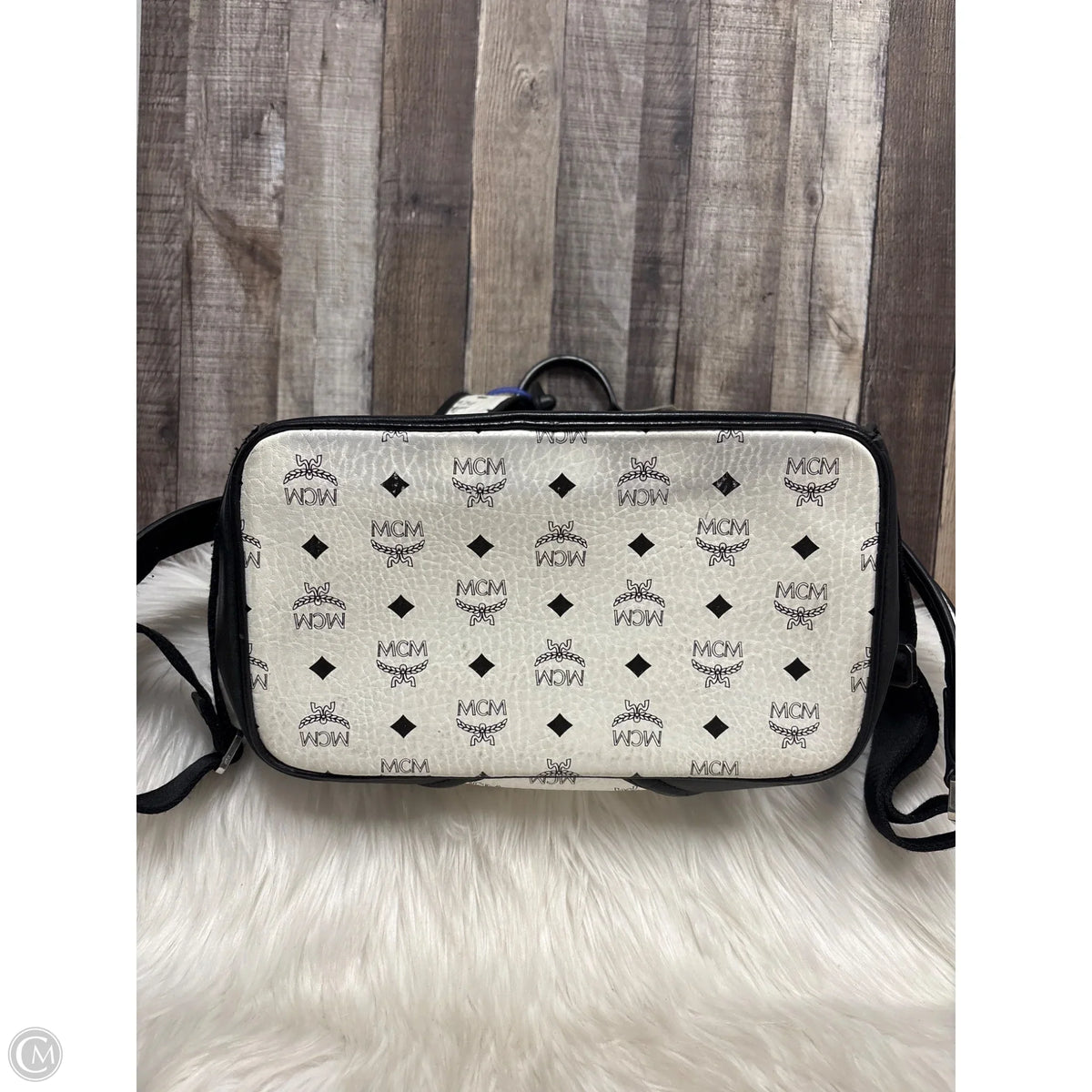 Backpack Luxury Designer By Mcm, Size: Large