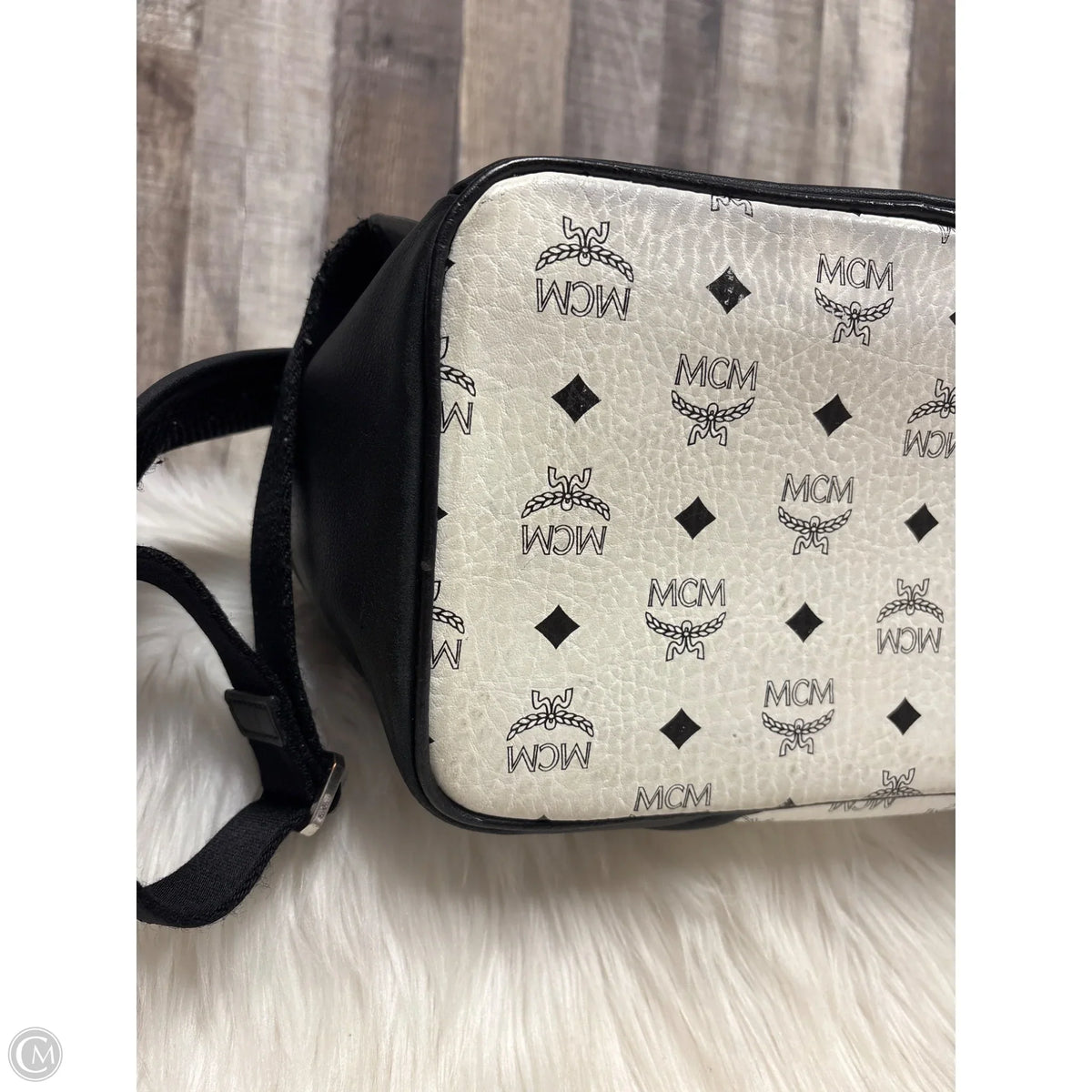Backpack Luxury Designer By Mcm, Size: Large