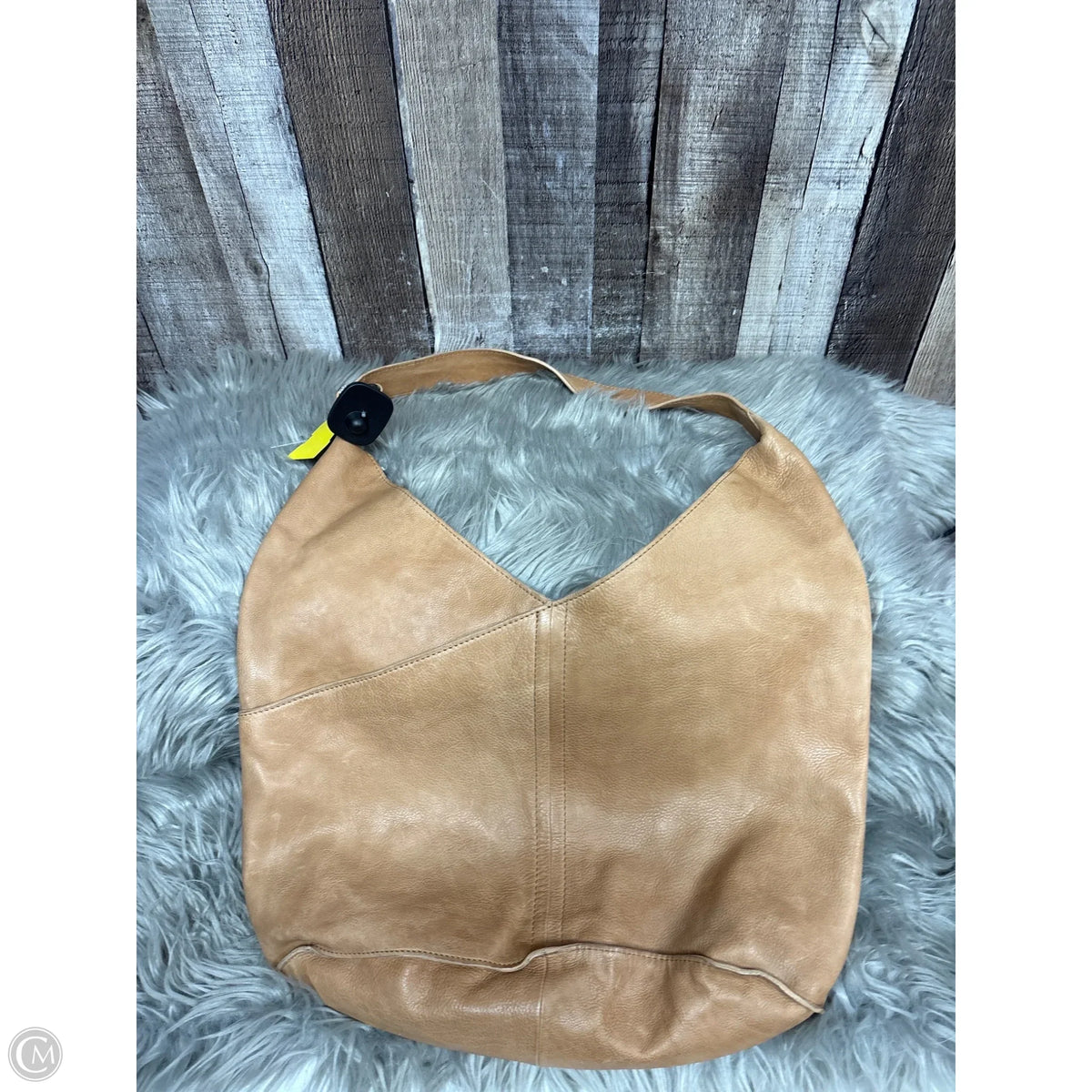 Handbag Leather By Cmf, Size: Large