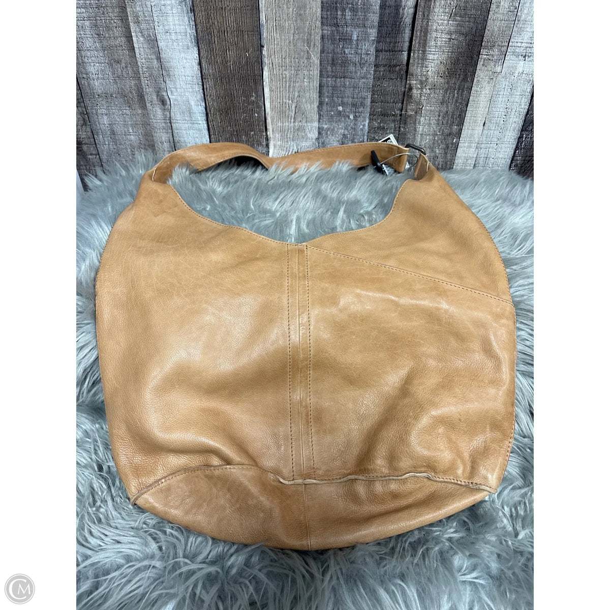 Handbag Leather By Cmf, Size: Large