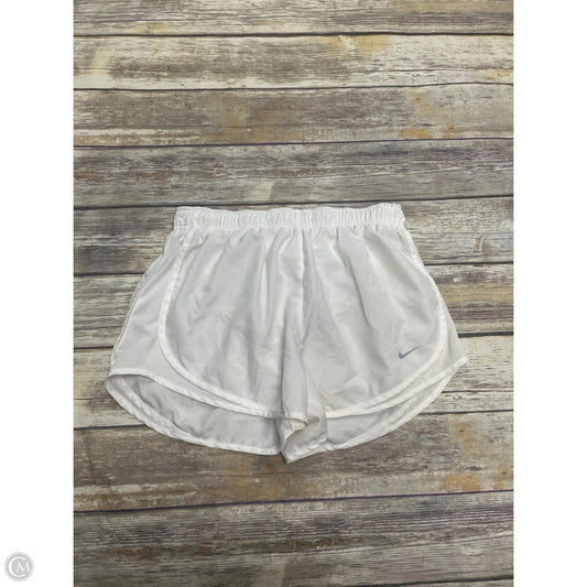 Athletic Shorts By Nike In White, Size: L
