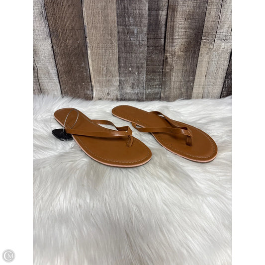 Sandals Flats By J. Crew In Brown, Size: 10