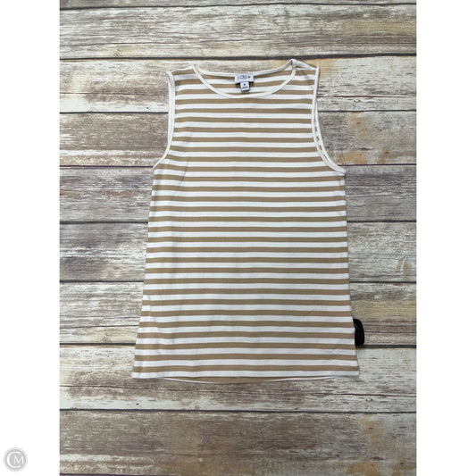 Top Sleeveless By J. Crew In Striped Pattern, Size: M