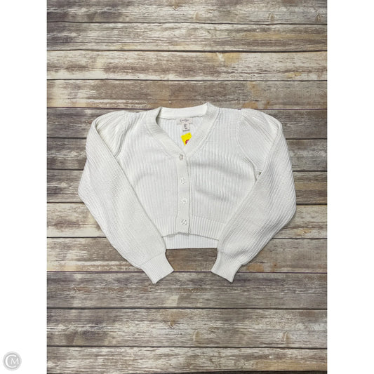 Sweater Cardigan By Jessica Simpson In White, Size: Xl
