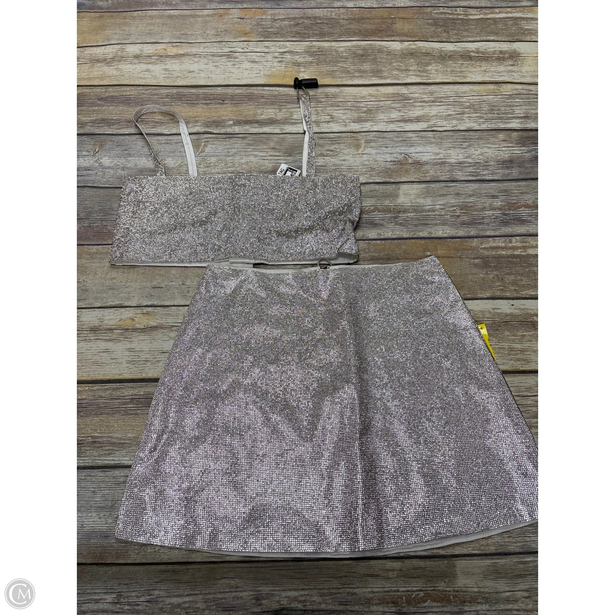 Skirt Set 2pc By 12th Tribe In Silver, Size: S
