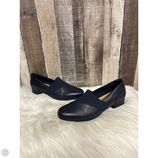 Shoes Heels Block By Clarks In Navy, Size: 9.5