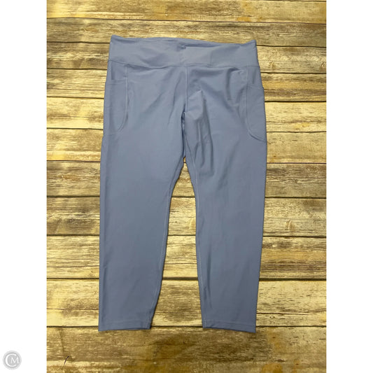 Athletic Leggings By Old Navy In Blue, Size: 3x