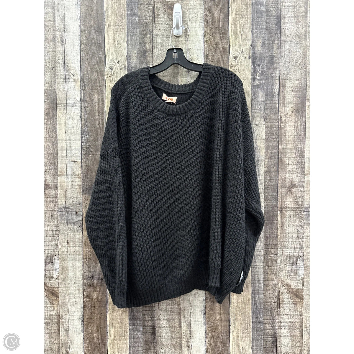 Sweater By Evri In Black, Size: 4x
