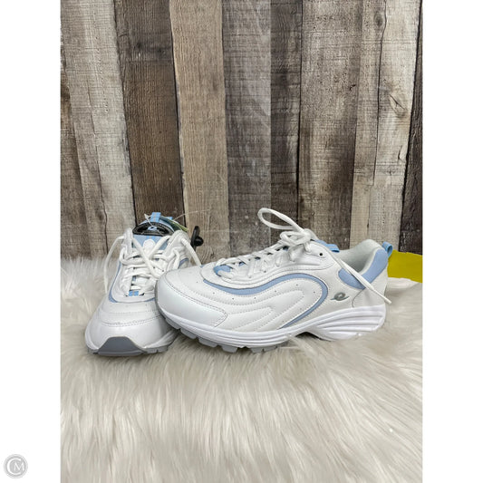 Shoes Athletic By Easy Spirit In Blue & White, Size: 7.5