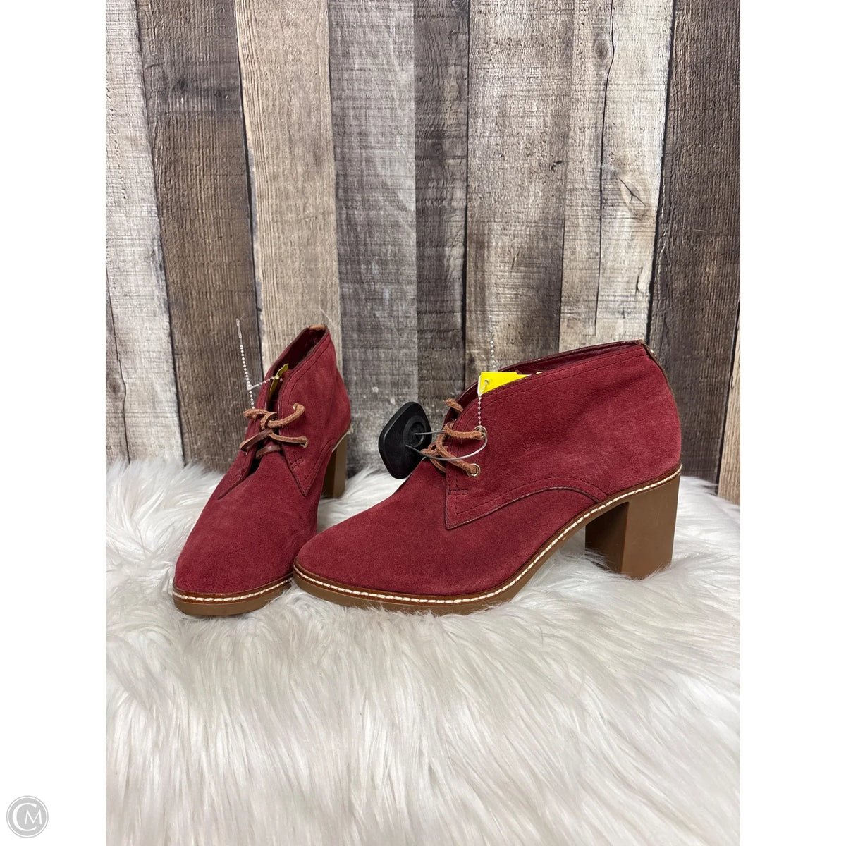 Boots Designer By Tory Burch In Red, Size: 9