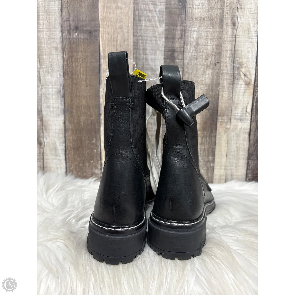 Boots Ankle Flats By Rag And Bone In Black, Size: 7.5