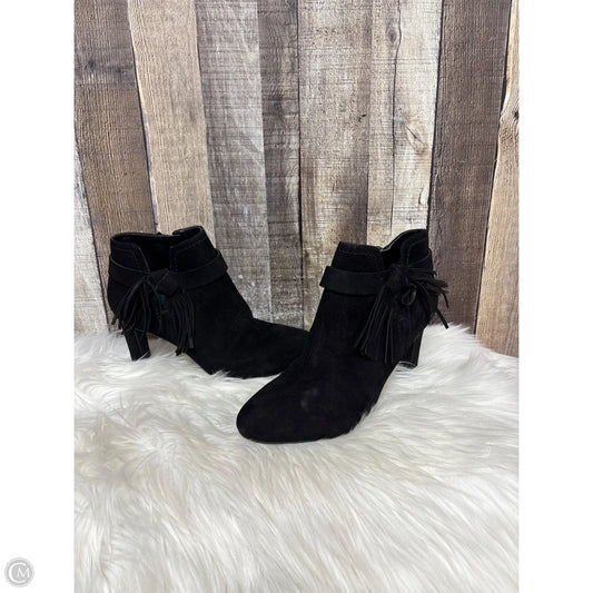 Boots Ankle Heels By Franco Sarto In Black, Size: 9