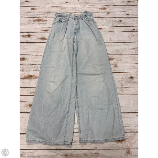 Jeans Wide Leg By Levis In Blue Denim, Size: 4
