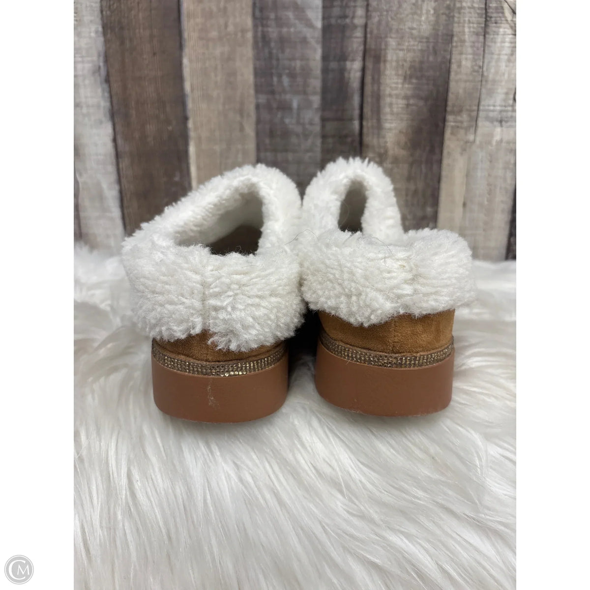 Slippers By Joy In Tan, Size: 9