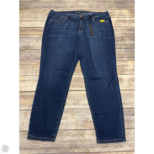 Jeans Skinny By Lane Bryant In Blue Denim, Size: 22
