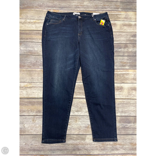 Jeans Skinny By Lane Bryant In Blue Denim, Size: 22