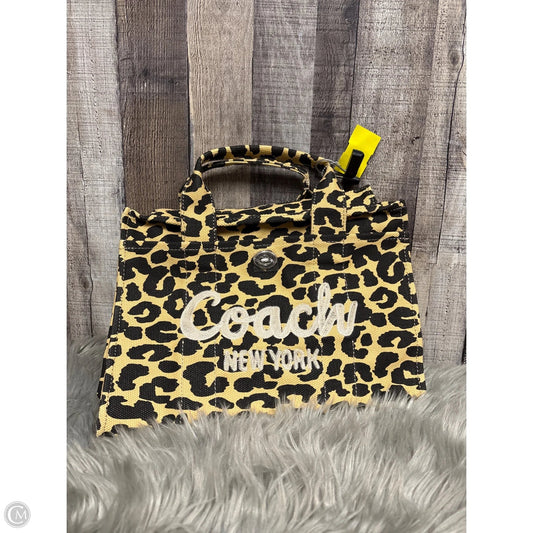 Tote Designer By Coach, Size: Medium