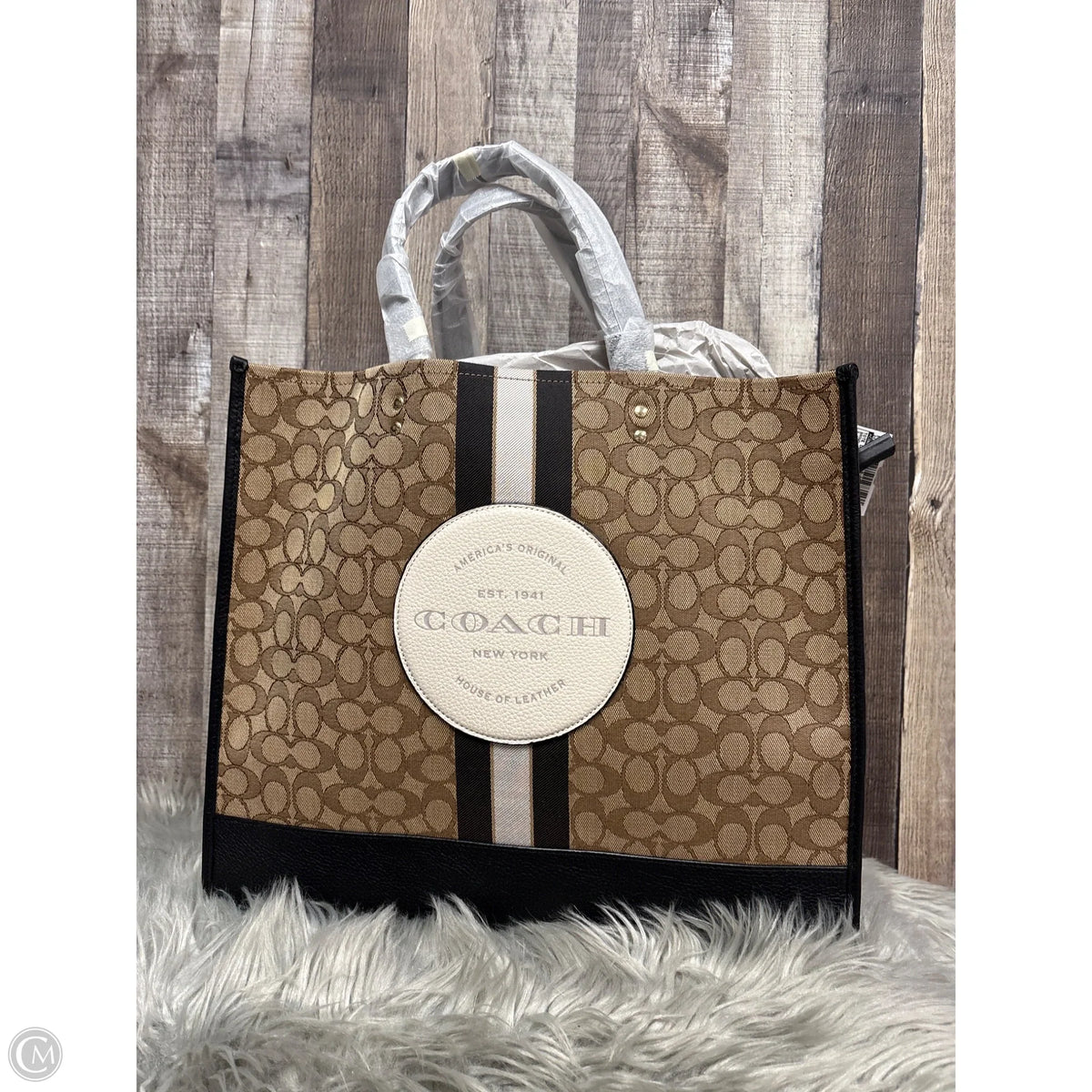 Tote Designer By Coach, Size: Large