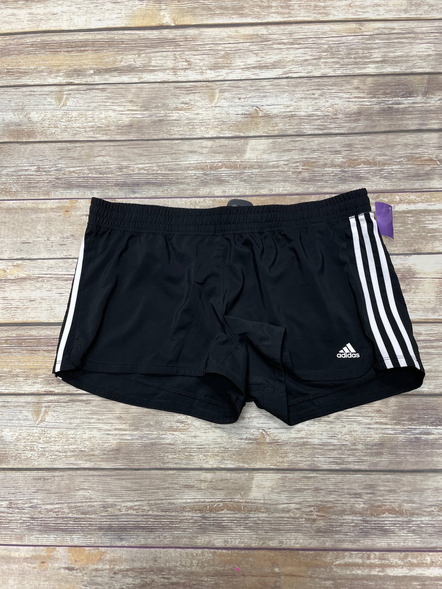 Black & White Athletic Shorts Adidas, Size Xl