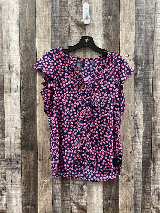 Floral Print Top Sleeveless Ann Taylor, Size S