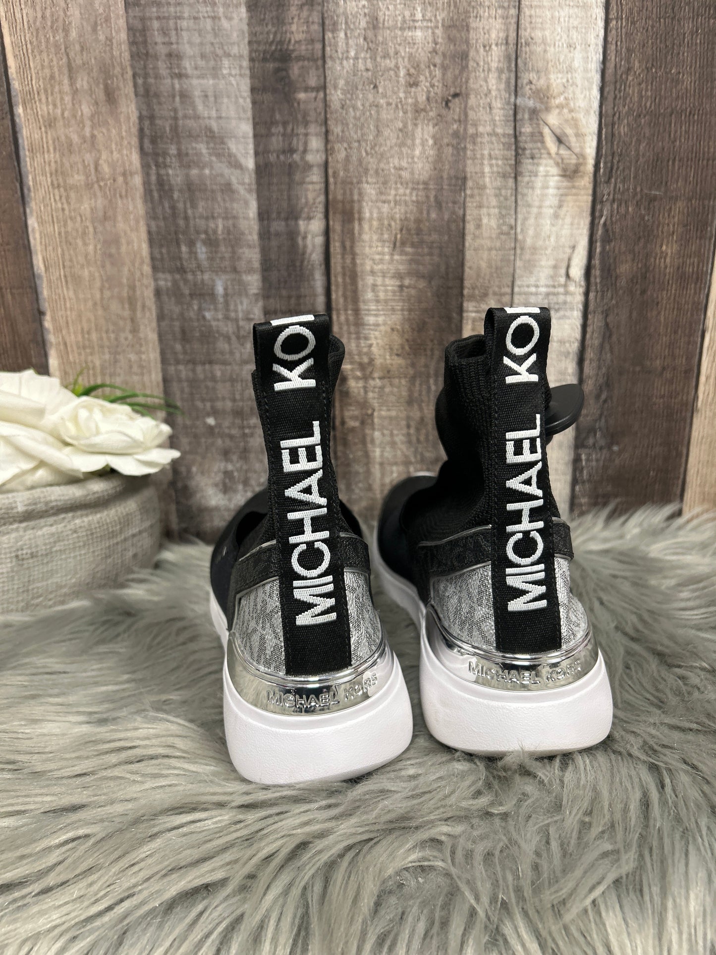 Black Shoes Designer Michael By Michael Kors, Size 8