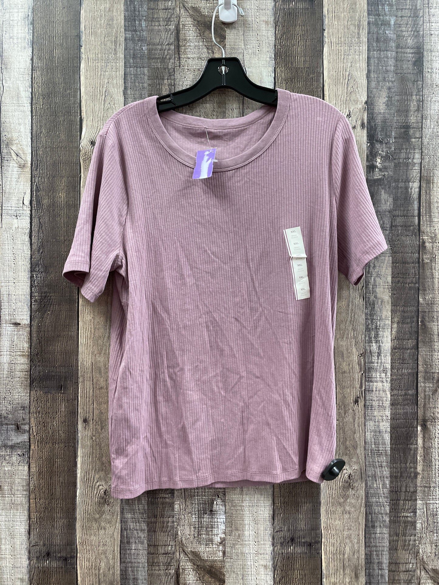 Purple Top Short Sleeve A New Day, Size Xxl