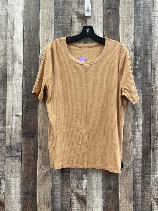 Tan Top Short Sleeve A New Day, Size Xxl