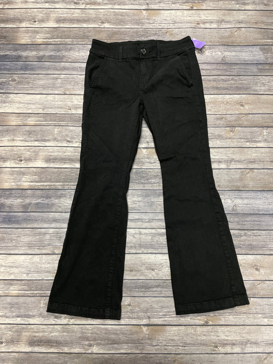 Black Jeans Flared American Eagle, Size 8