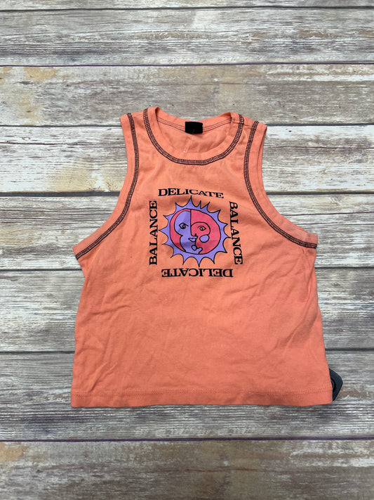 Orange Top Sleeveless Urban Outfitters, Size M