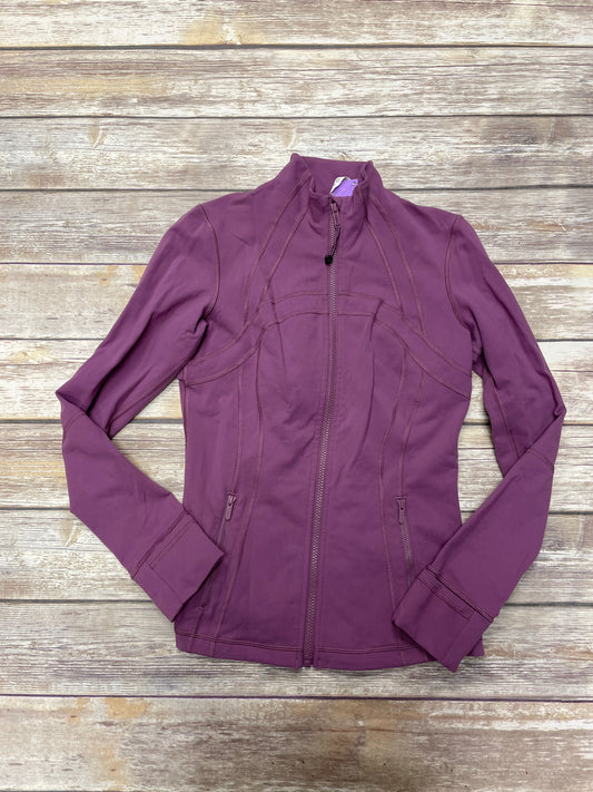 Purple Athletic Jacket Lululemon, Size 8