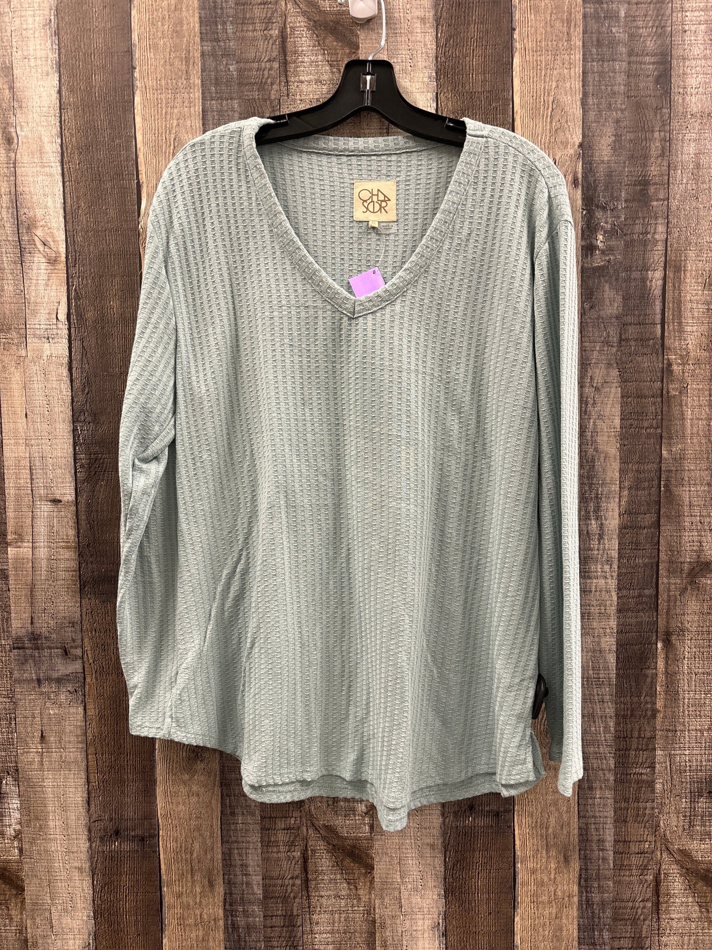 Sweater By Chaser In Green, Size: Xl