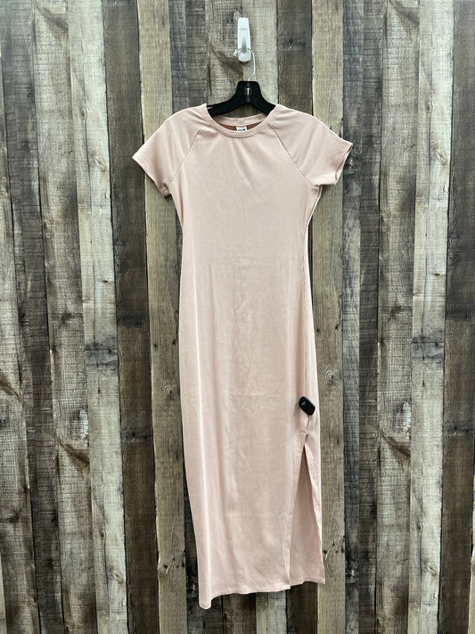 Pink Dress Casual Maxi Pink, Size S