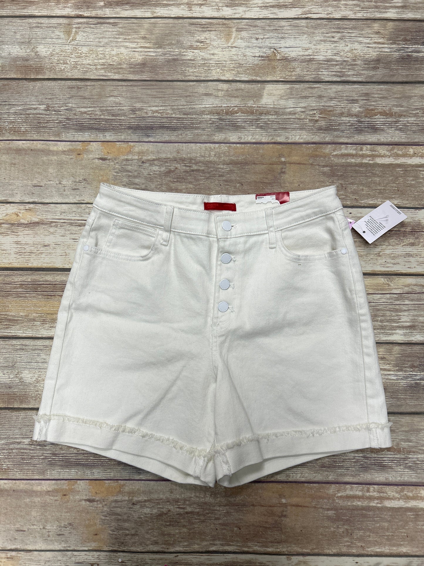 Ivory Shorts Jennifer Lopez, Size 12