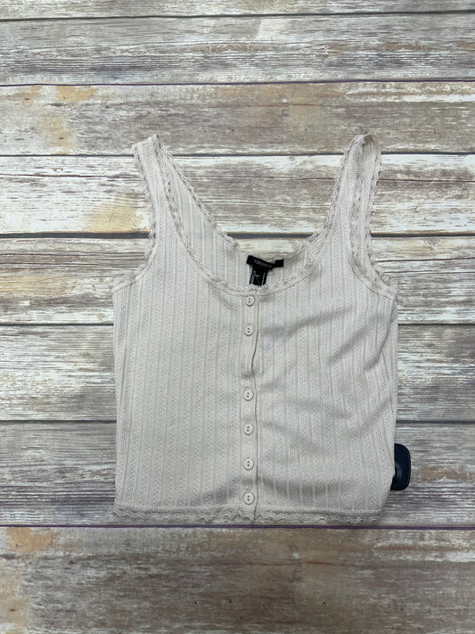 Tan Top Sleeveless Forever 21, Size L